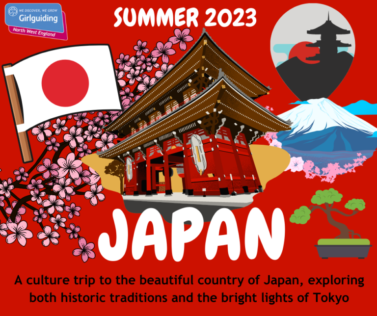 Japan summer 2023 Girlguiding Stockport